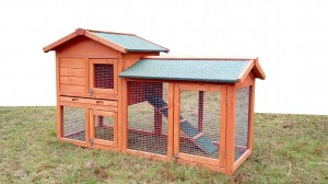 Animal Habitat Indoor Wooden ferplast cottage mini Rabbit Hutch With Large Run 