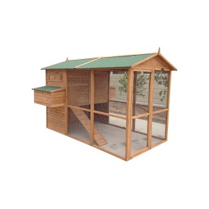 Outdoor Wooden Chicken Coop Nest Box Hen House Poultry Pet Hutch Garden Backyard Cage